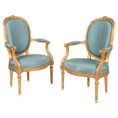 Giltwood Sessel