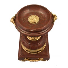 Pair of French Louis XVI Style Mid-19th Century Marble and Ormolu Tazzas