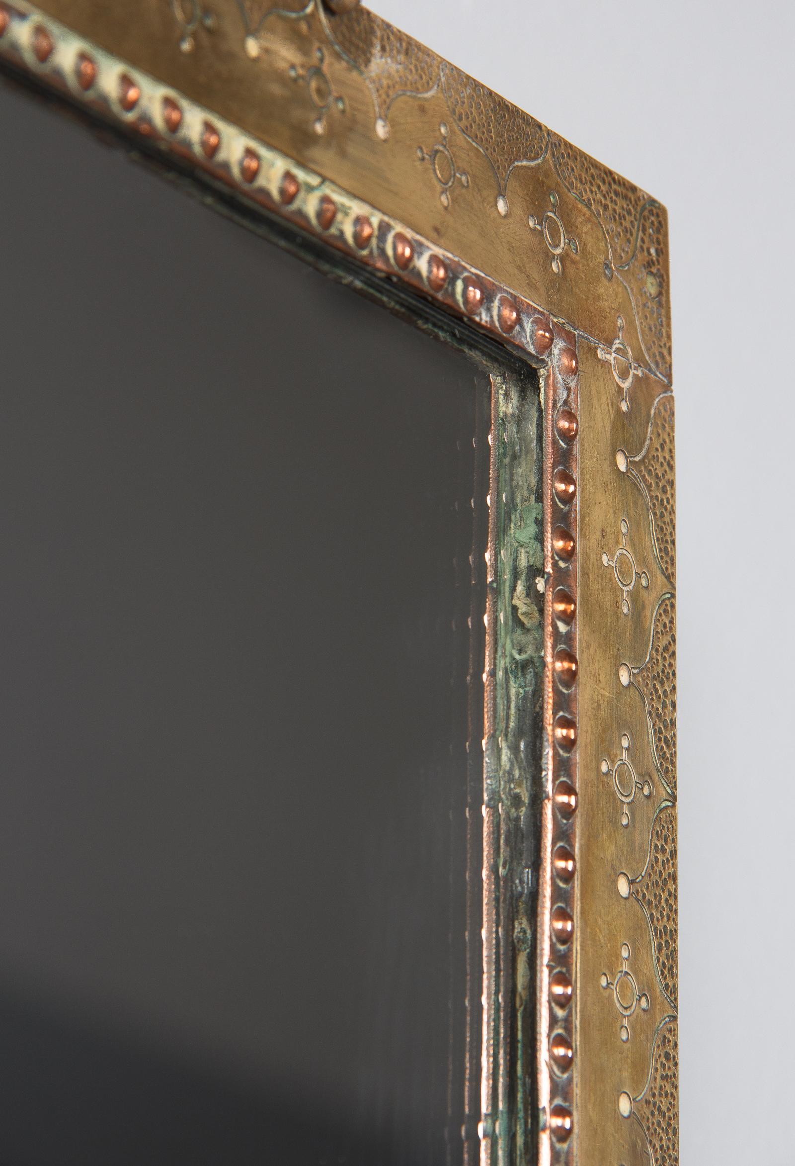 French Louis XVI Style Mirrors with Brass Frames, Early 1900s 10
