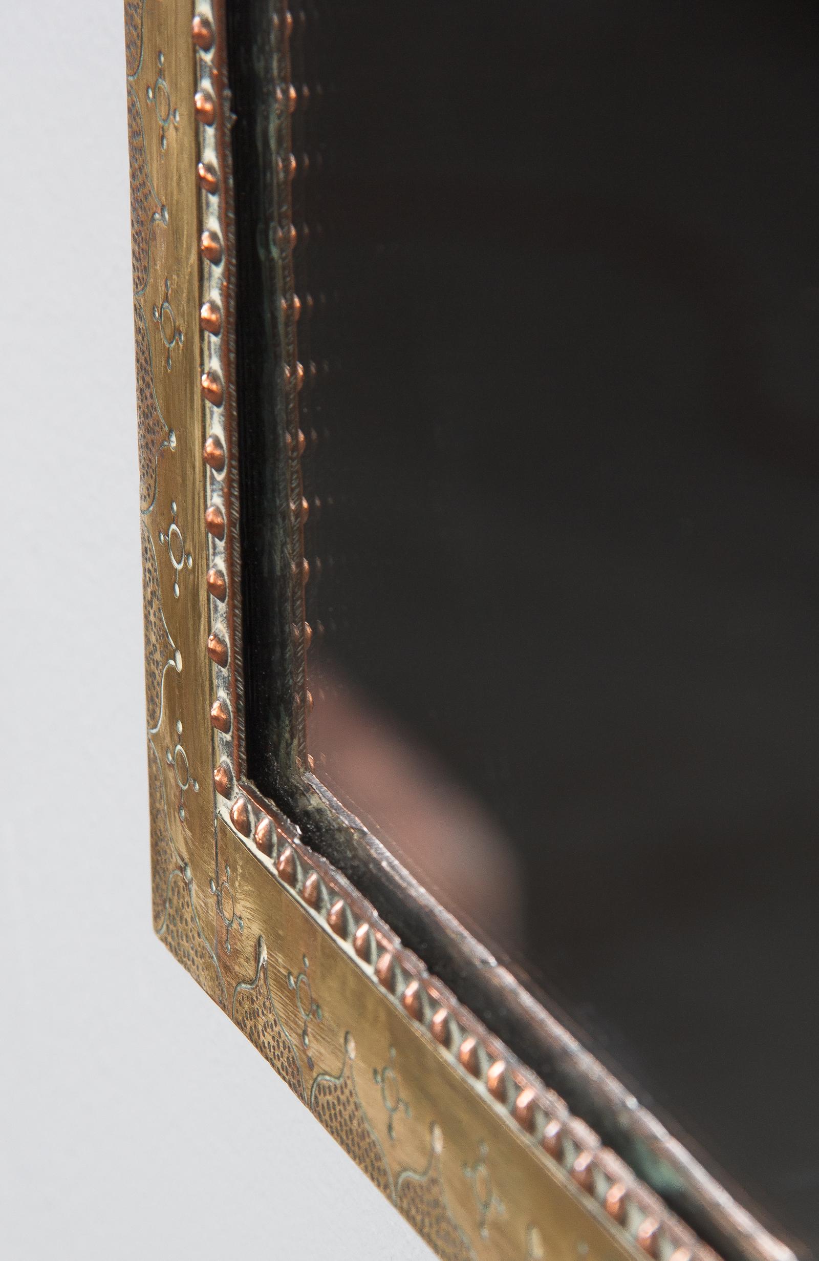 French Louis XVI Style Mirrors with Brass Frames, Early 1900s 11