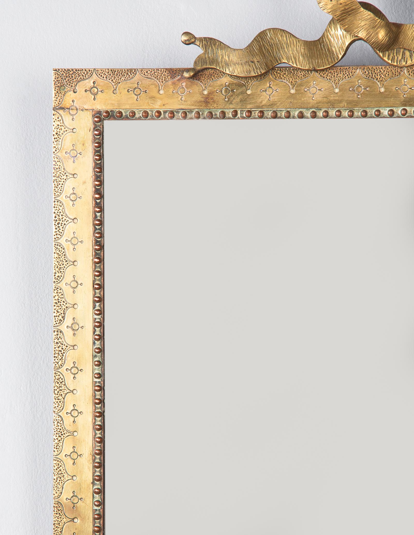 French Louis XVI Style Mirrors with Brass Frames, Early 1900s 13