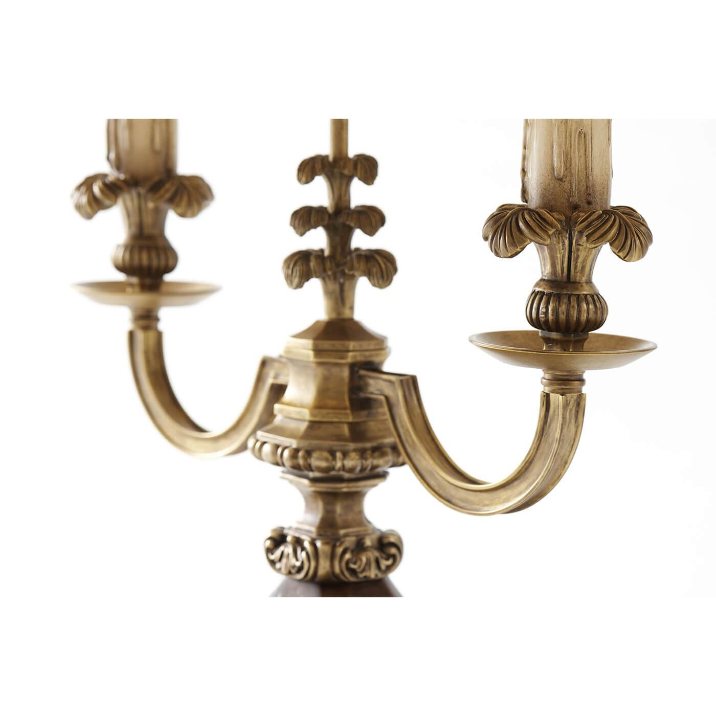 Contemporary Pair of French Louis XVI Style Table Lamps For Sale