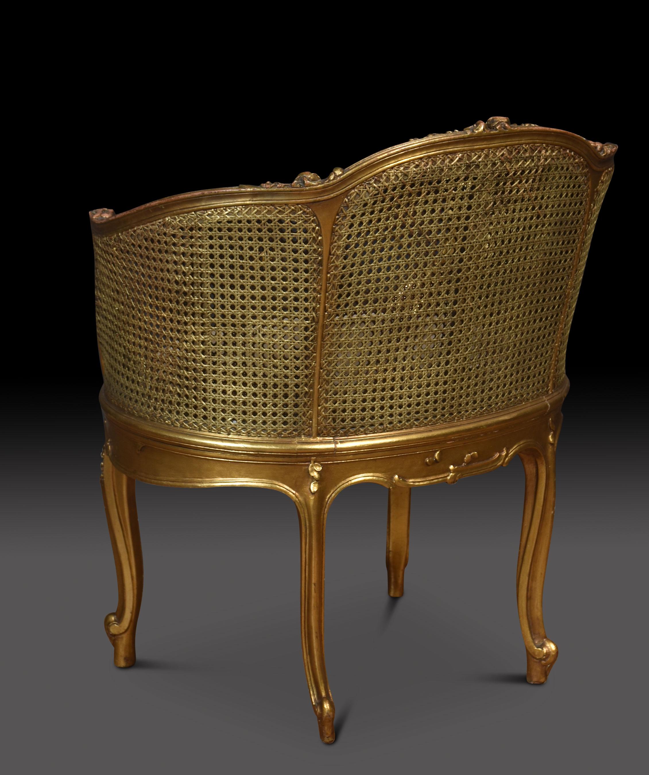 Paire de fauteuils tubulaires français de style Louis XVI en vente 1