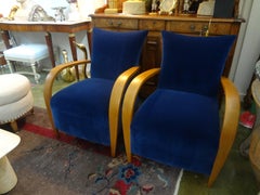 Pair of French Lounge Chairs in the Manner of André Arbus