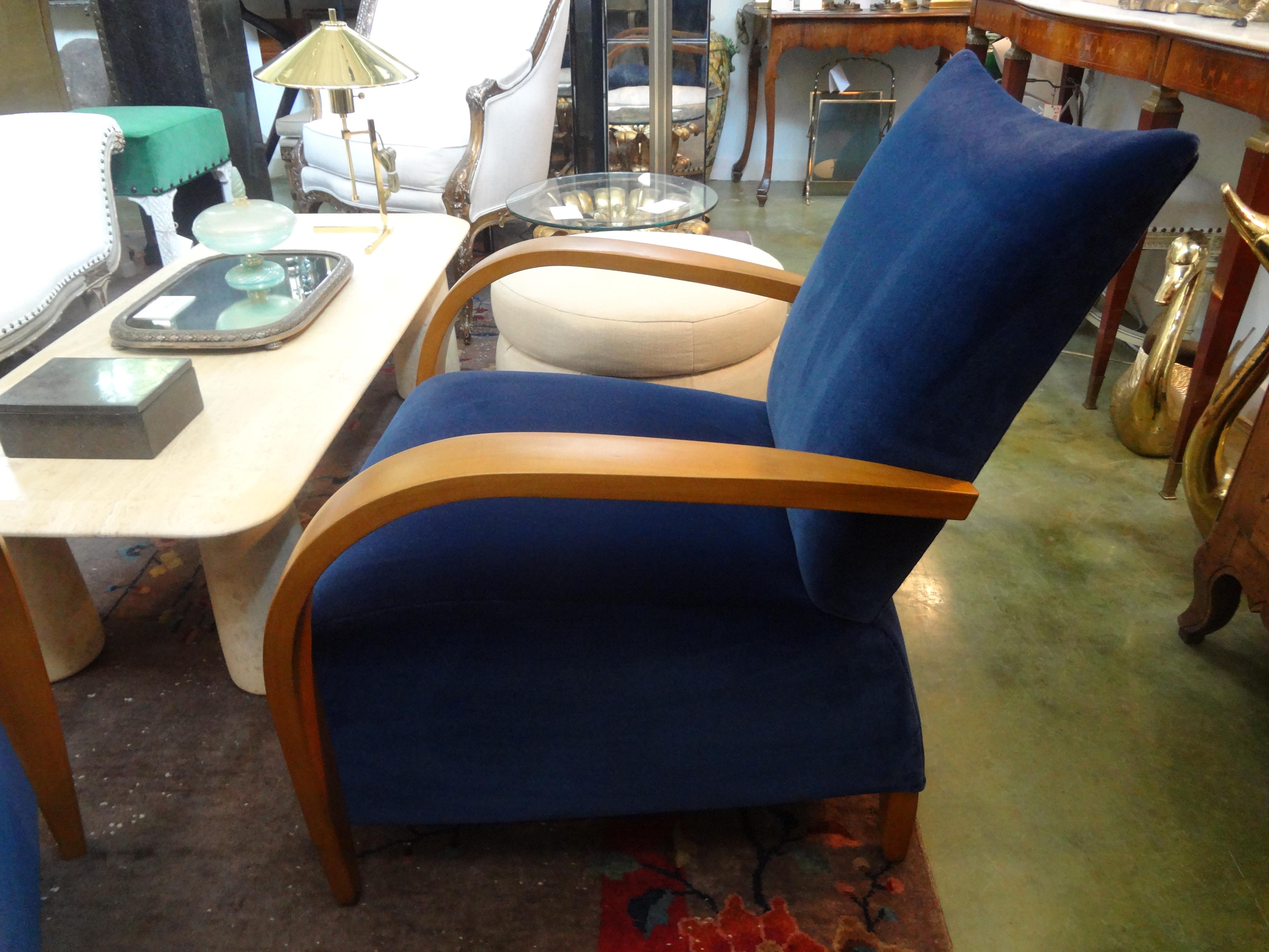 Mid-Century Modern Pair of French Lounge Chairs in the Manner of André Arbus