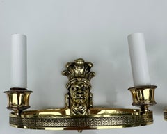 Pair of French Maison Bagues Bronze Sconces