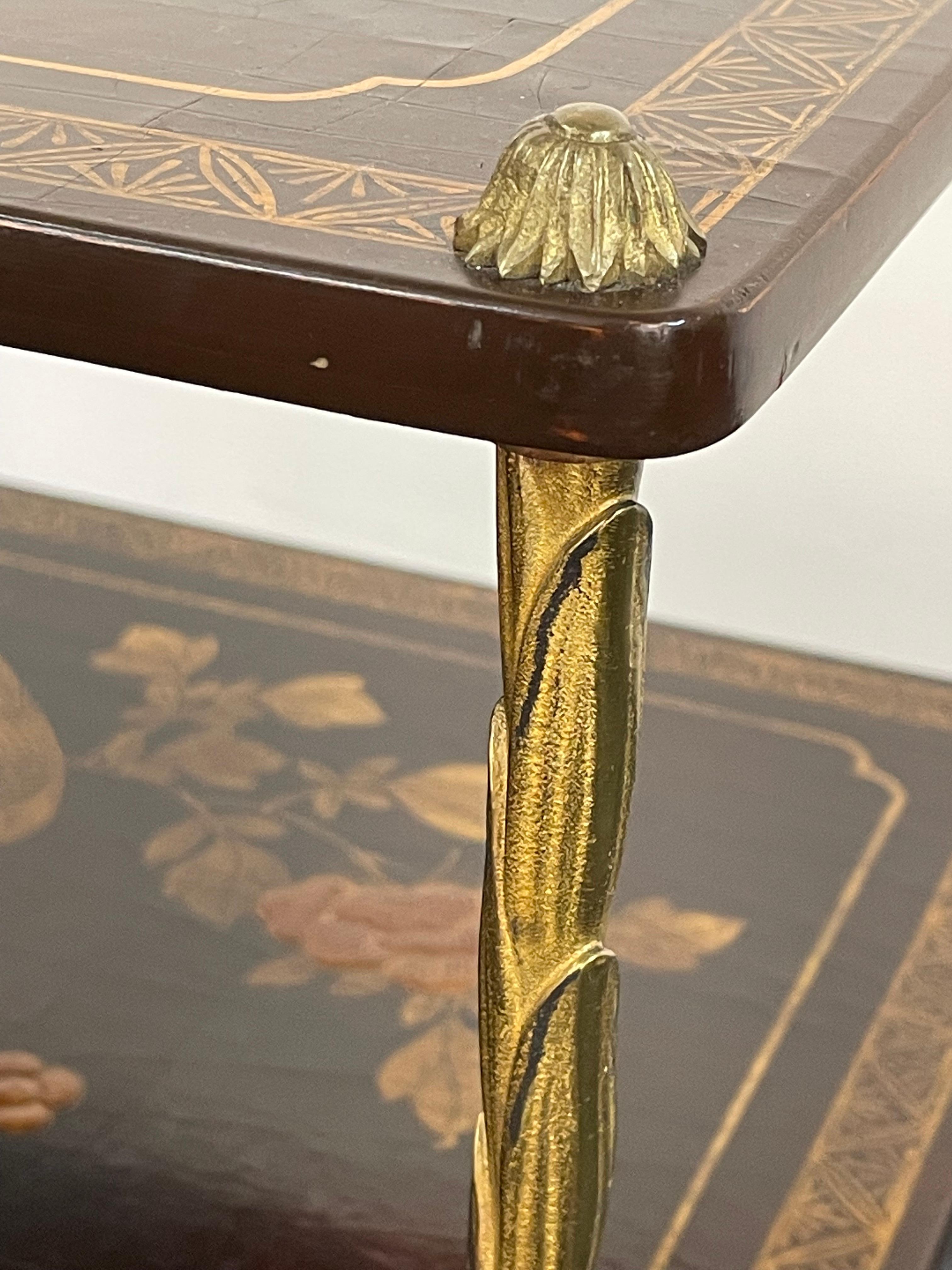 Pair of French Maison Baguès Three-tiered Chinoiserie Side Tables For Sale 13
