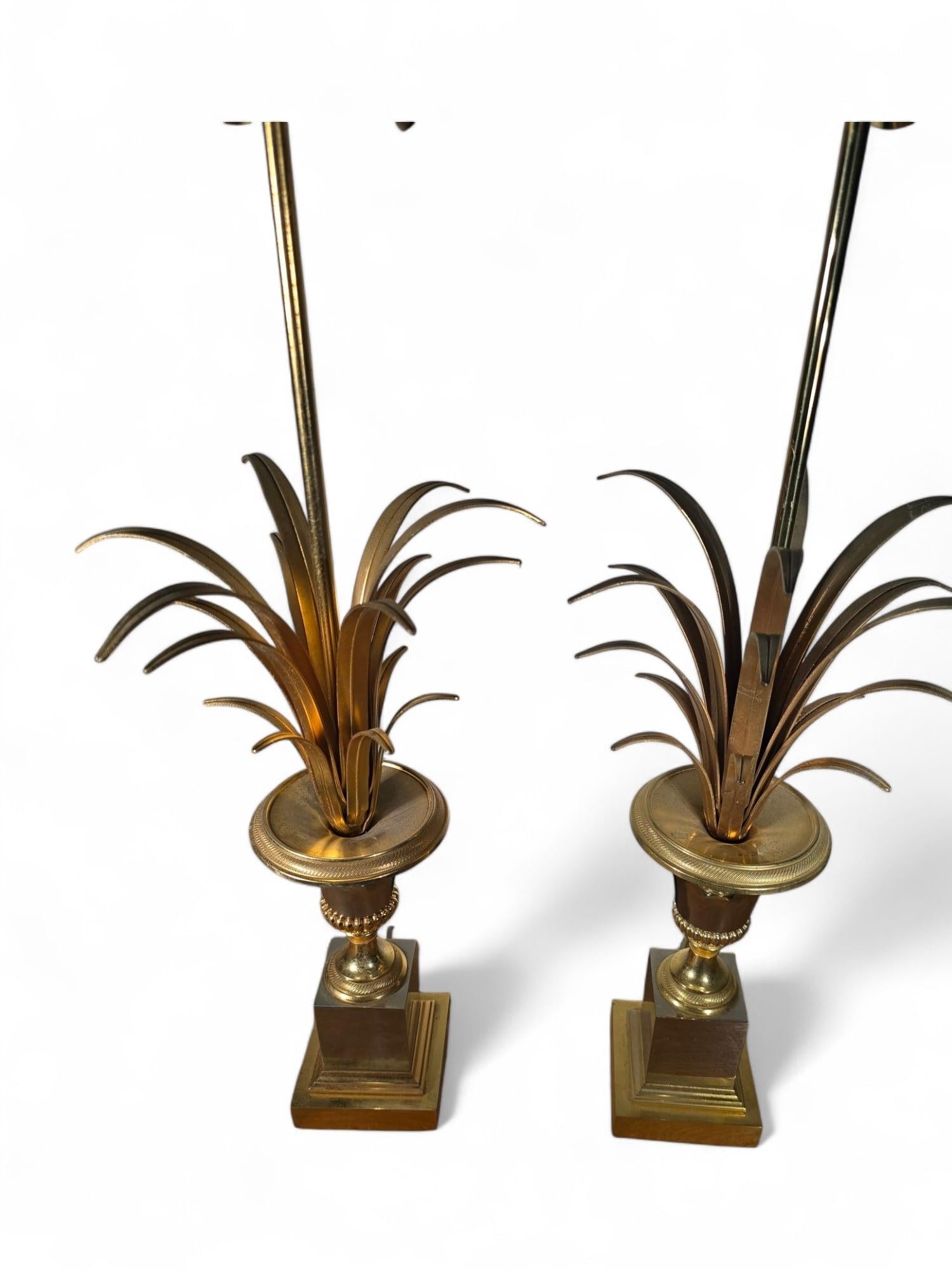 Paire de lampes ananas de la Maison Jansen en vente 2