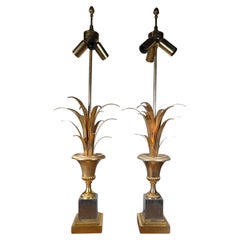 Paire de lampes ananas de la Maison Jansen