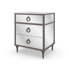 Pair of French Marble Top Nightstands