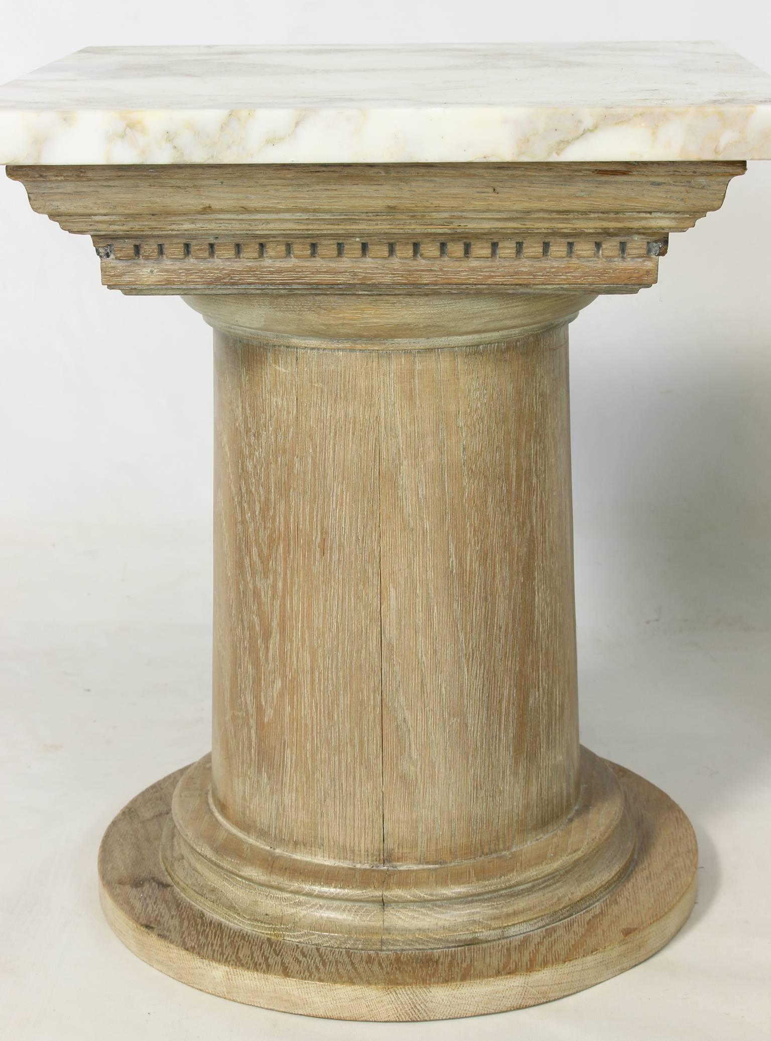 Pair of French Marble-Top Side Tables 4