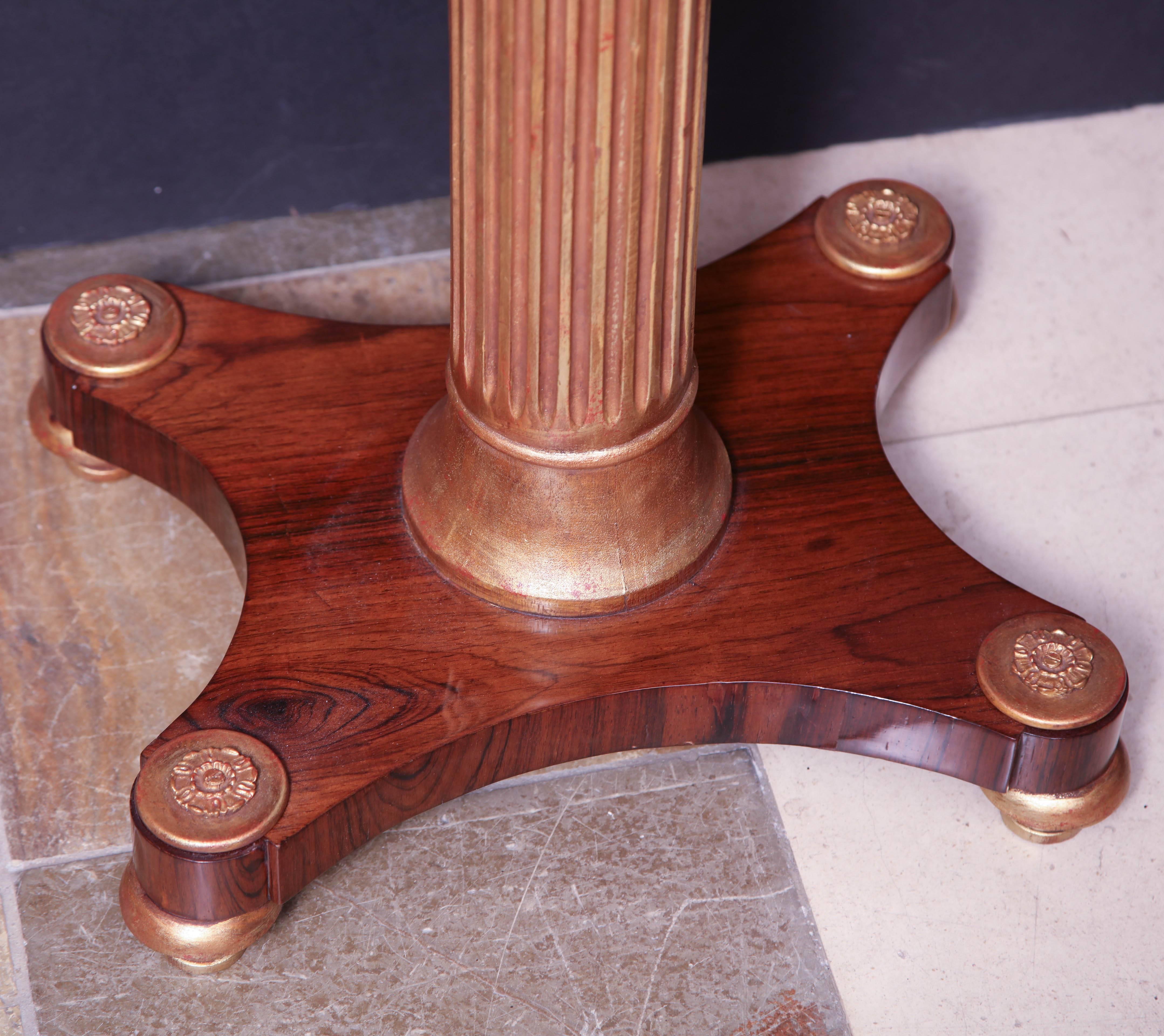 Neoclassical Pair of French Marquetry Side Table