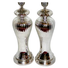 Pair of French Mercury Lamps
