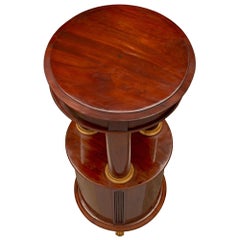 Pair of French Mid-19th Century Empire Style Mounted Pedestals