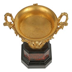 Pair of French Mid-19th Century Napoleon III Period Ormolu Tazzas