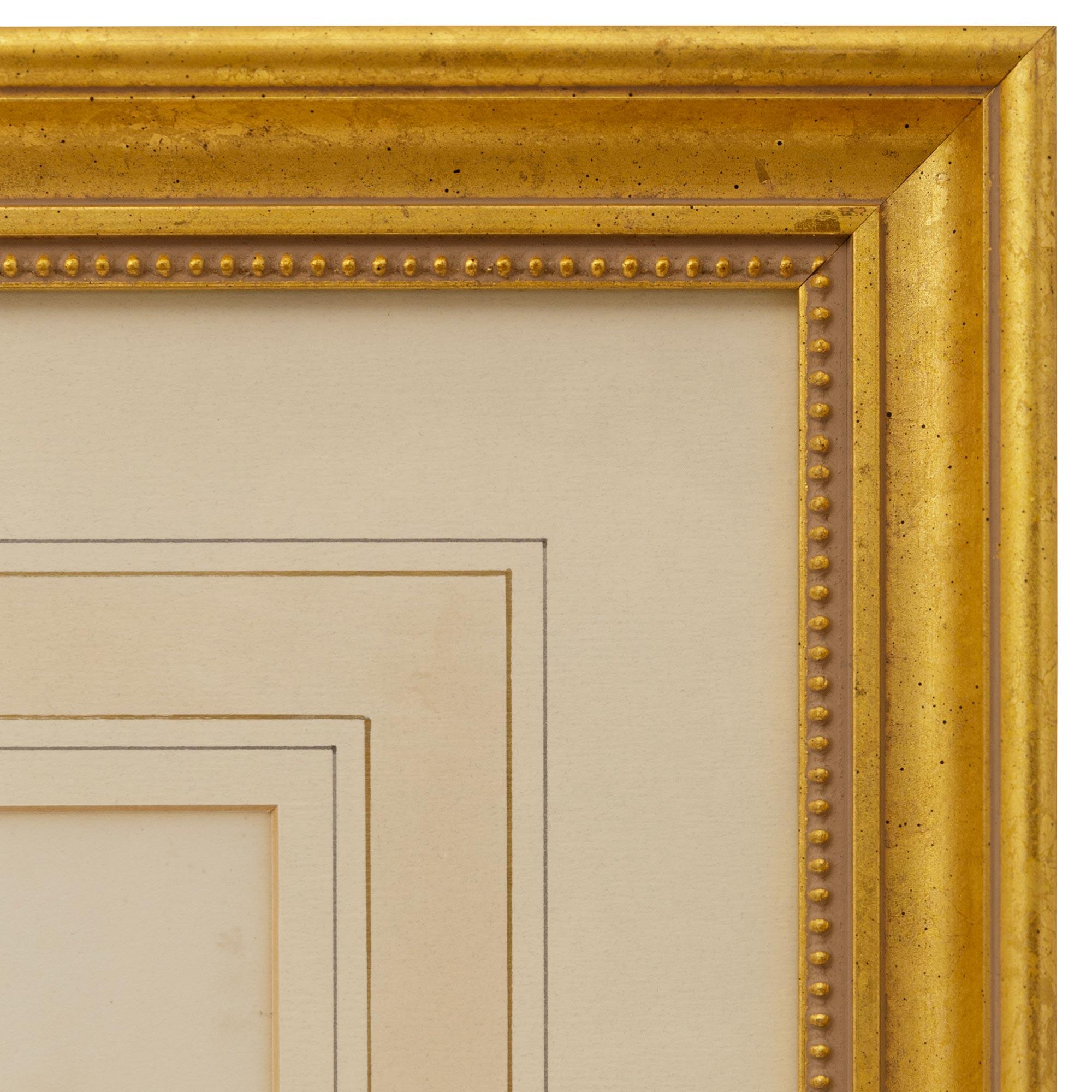 Paar französische neoklassizistische St. des 19. Drucke von Bacchus und Merkur (Französisch) im Angebot