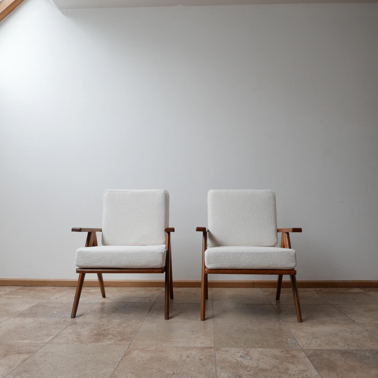 Pair of French Midcentury Armchairs 6