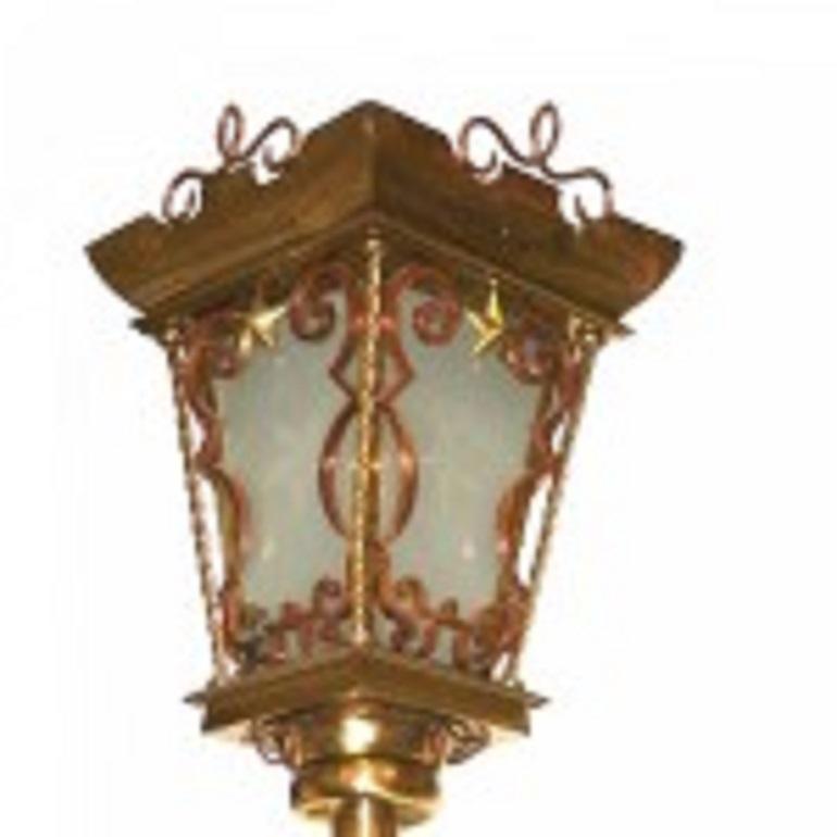 brass coach lamps
