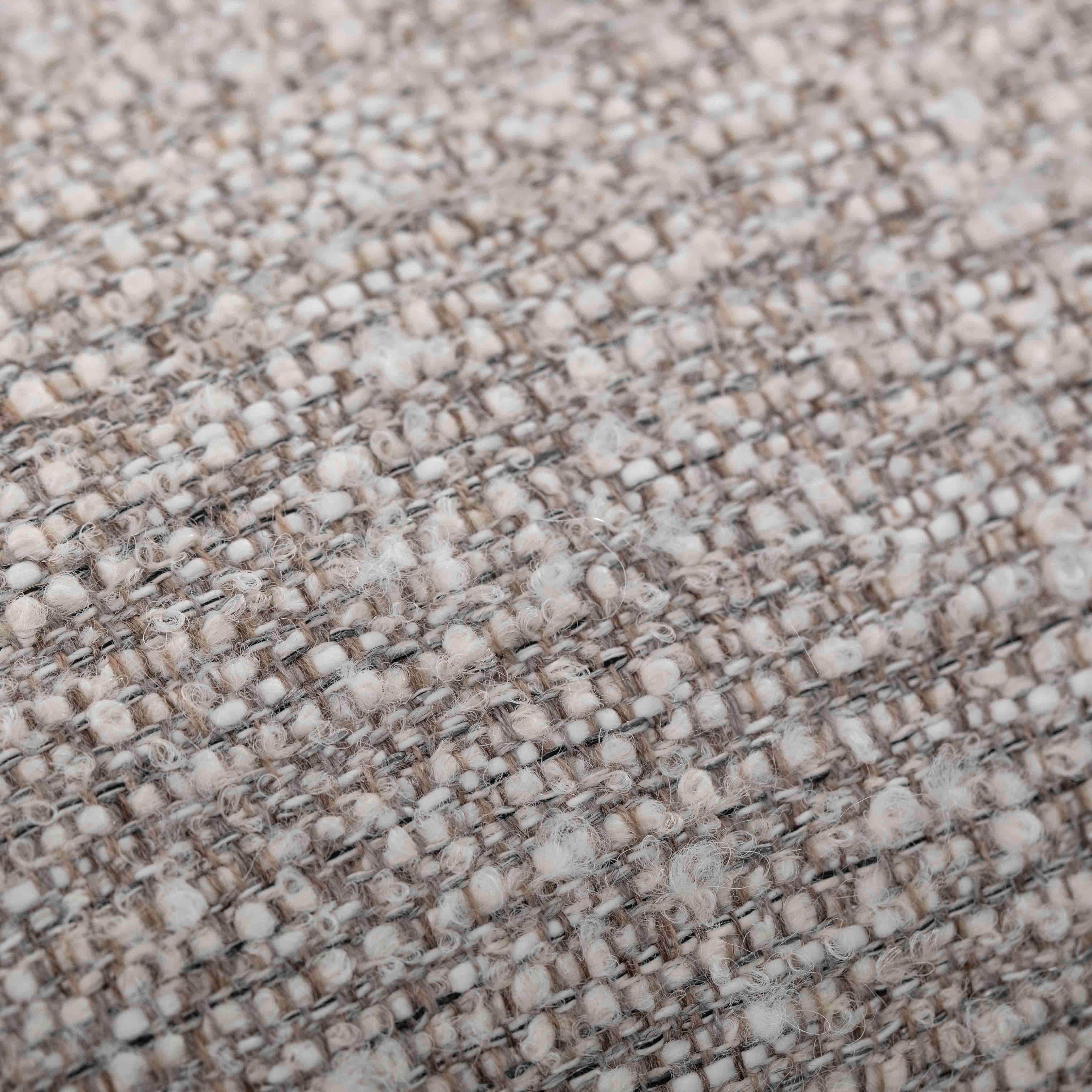 Coppia di sedie francesi di metà secolo in Oak con tessuto Bouclé di Maurice Pré 1950s in vendita 10