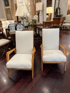 Coppia di sedie da salotto francesi del Mid Century