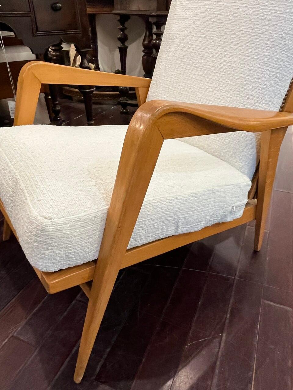 Français Paire de chaises longues françaises du milieu du siècle dernier en vente