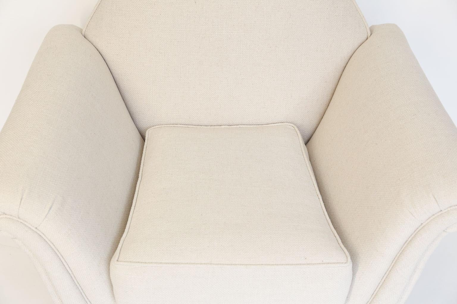 Pair of French Mid-Century Modern Chairs 4