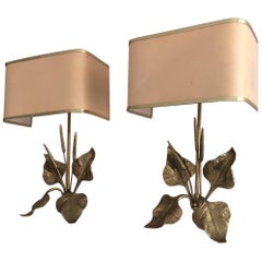 Pair of French Mid-Century Modern Sconces in the Style of Maison Charles