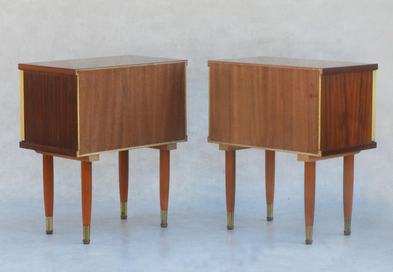 Pair of French Mid Century Nightstands/Bed Side or Sofa End Tables C1960 For Sale 5