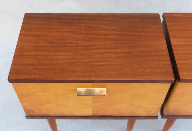 Pair of French Mid Century Nightstands/Bed Side or Sofa End Tables C1960 For Sale 2