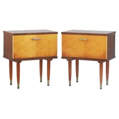 Pair of French Mid Century Nightstands/Bed Side or Sofa End Tables C1960