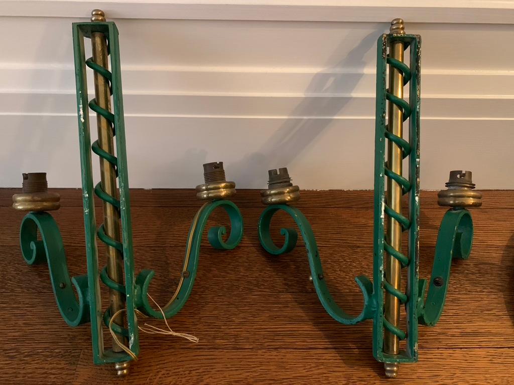 Pair of French Mid Century Sconces 2