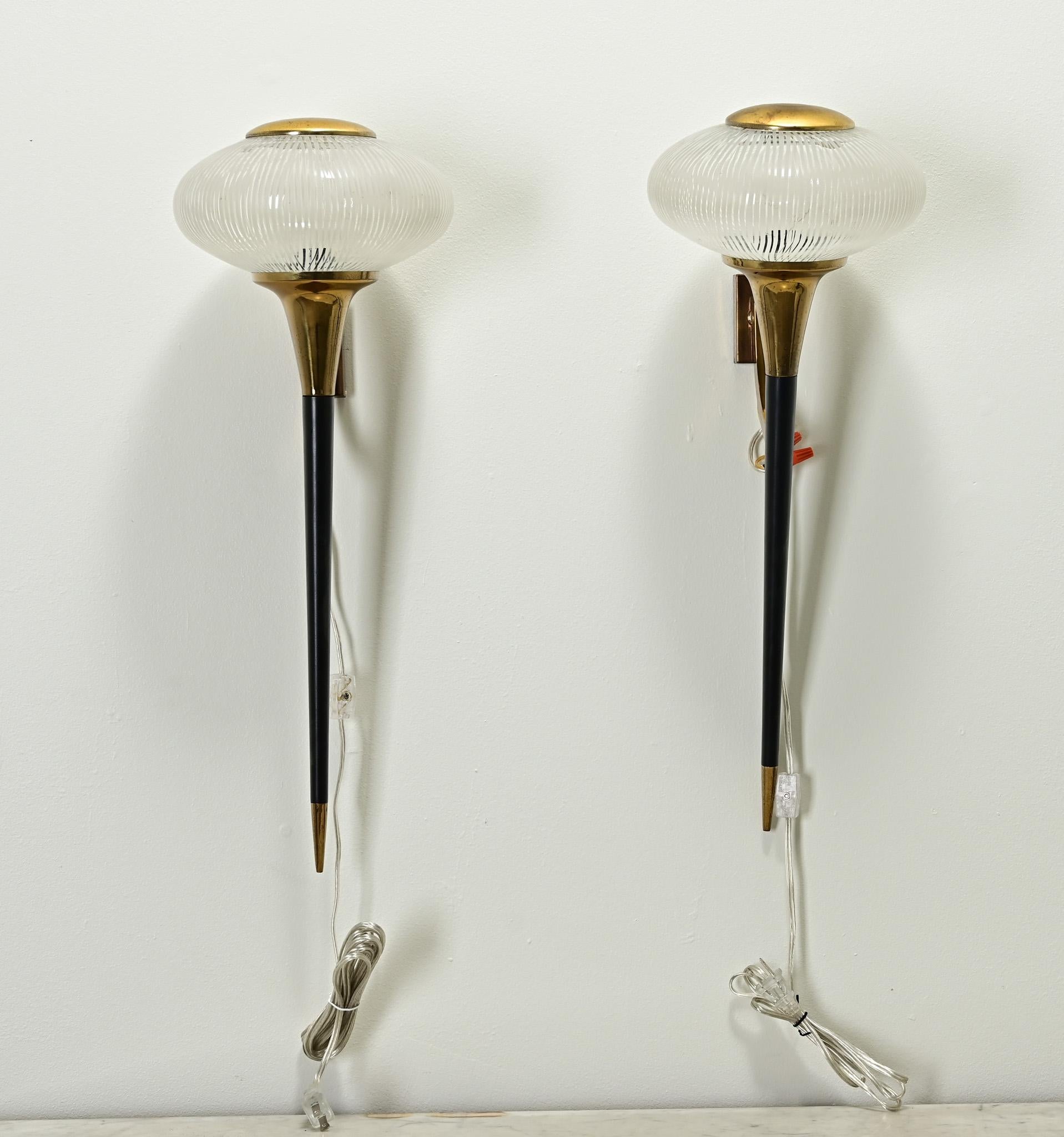 Other Pair of French Mid-Century Sconces & Table Lamp For Sale