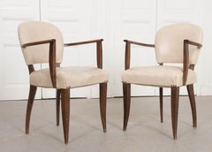 Pair of French Midcentury Bridge Chairs