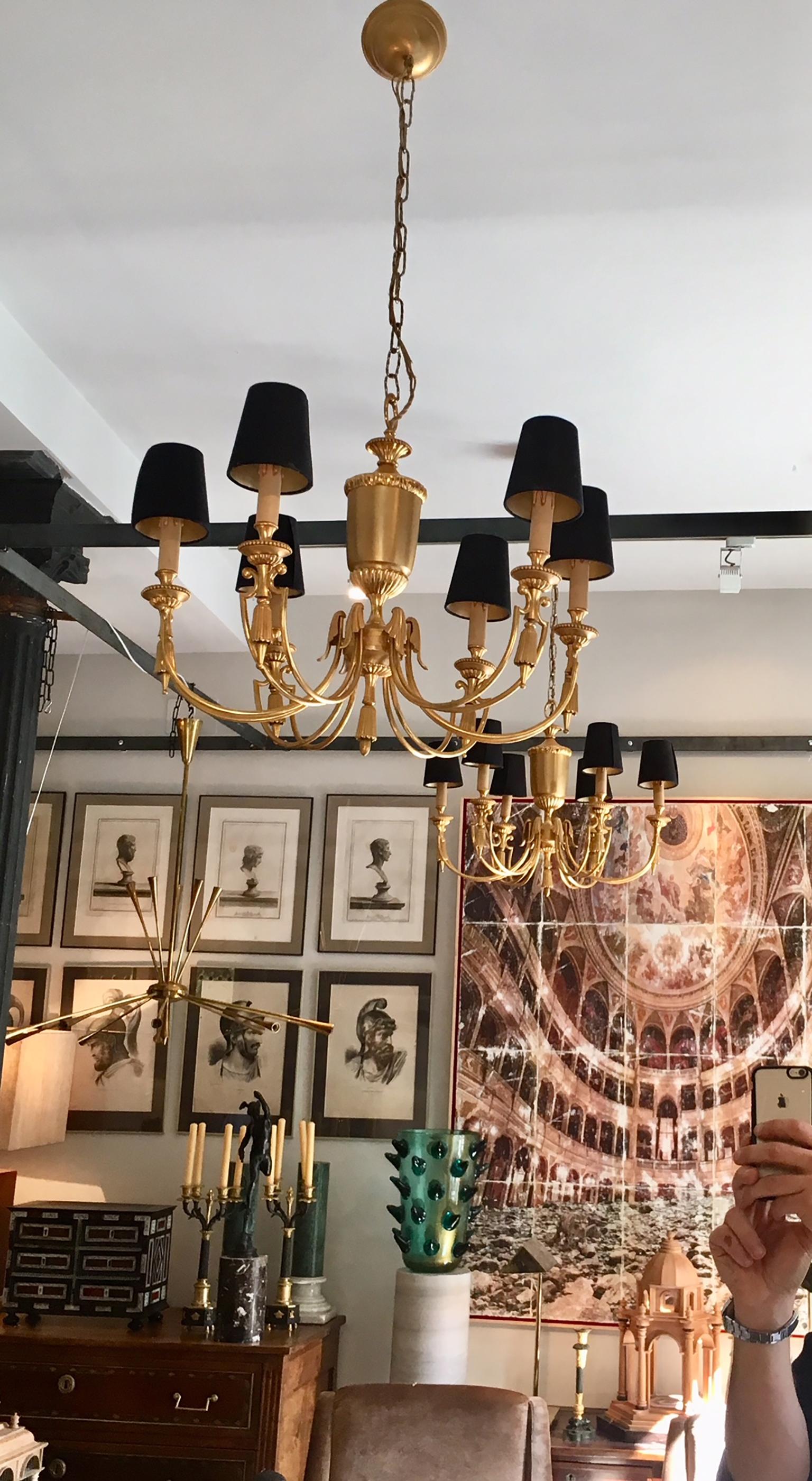 French  Mid Century Chandelier 