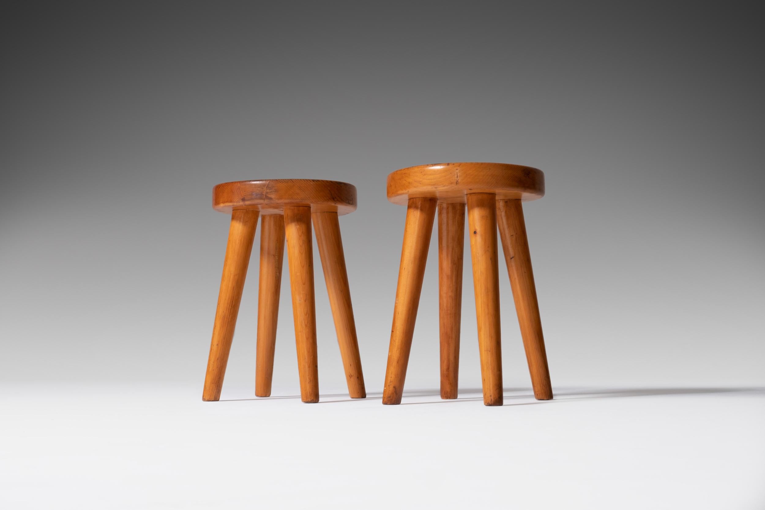 pine modern stool