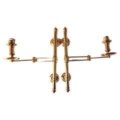 Pair of French  Posible Maison Jansen Swing Arm Sconces