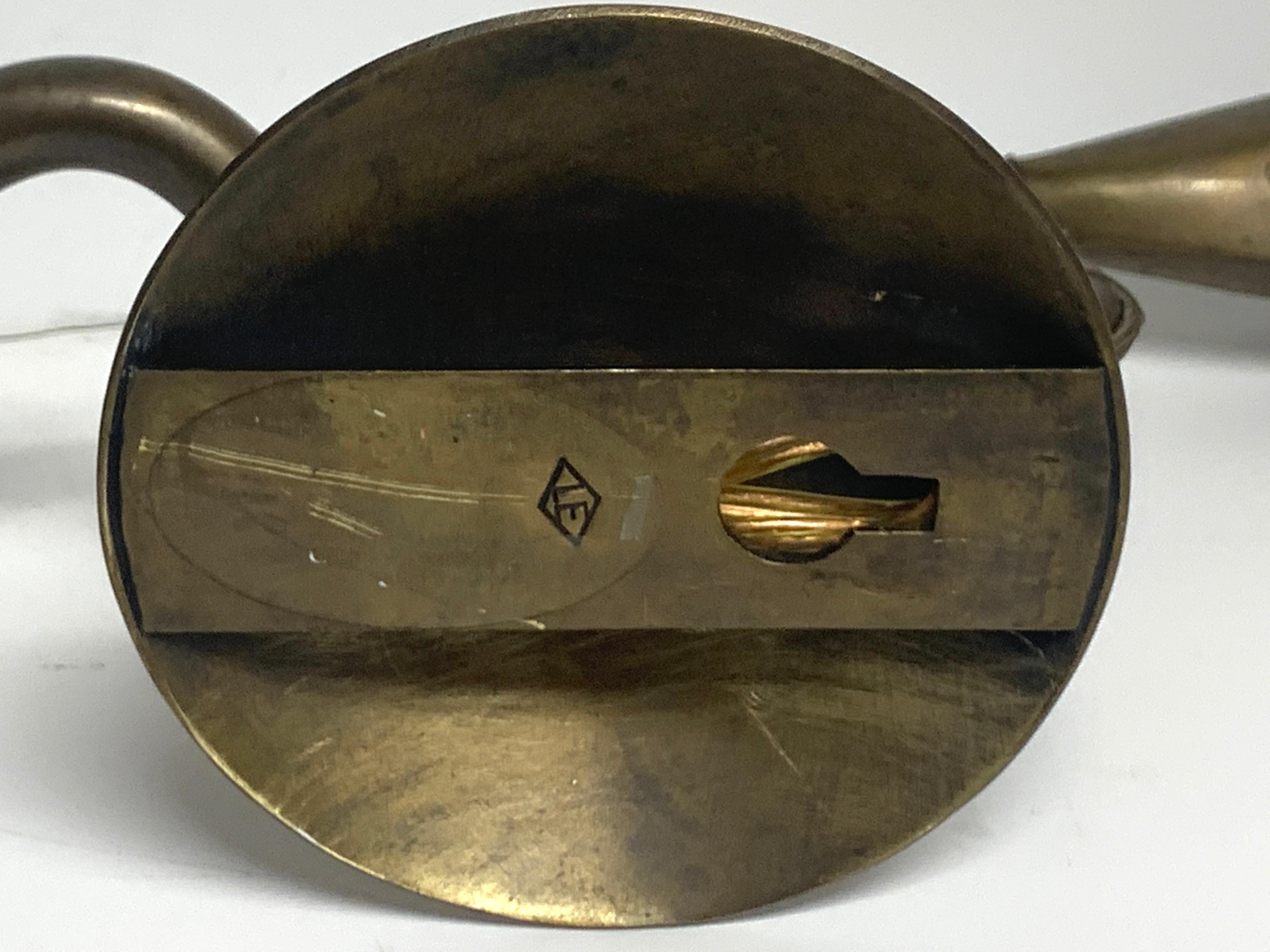 Pair of French Modern Bronze Serpent Sconces For Sale 4