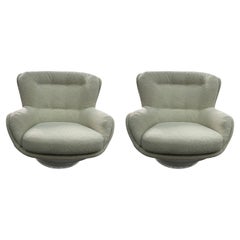 Pair Of French Modern Karate Chairs By Michel Cadestin