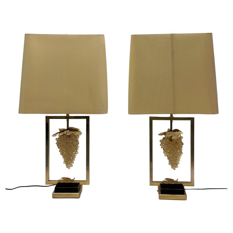 Pair of Neoclassical Lamps Attributed to Maison Charles Pair of Neoclassical Lamps Attributed to Maison Charles