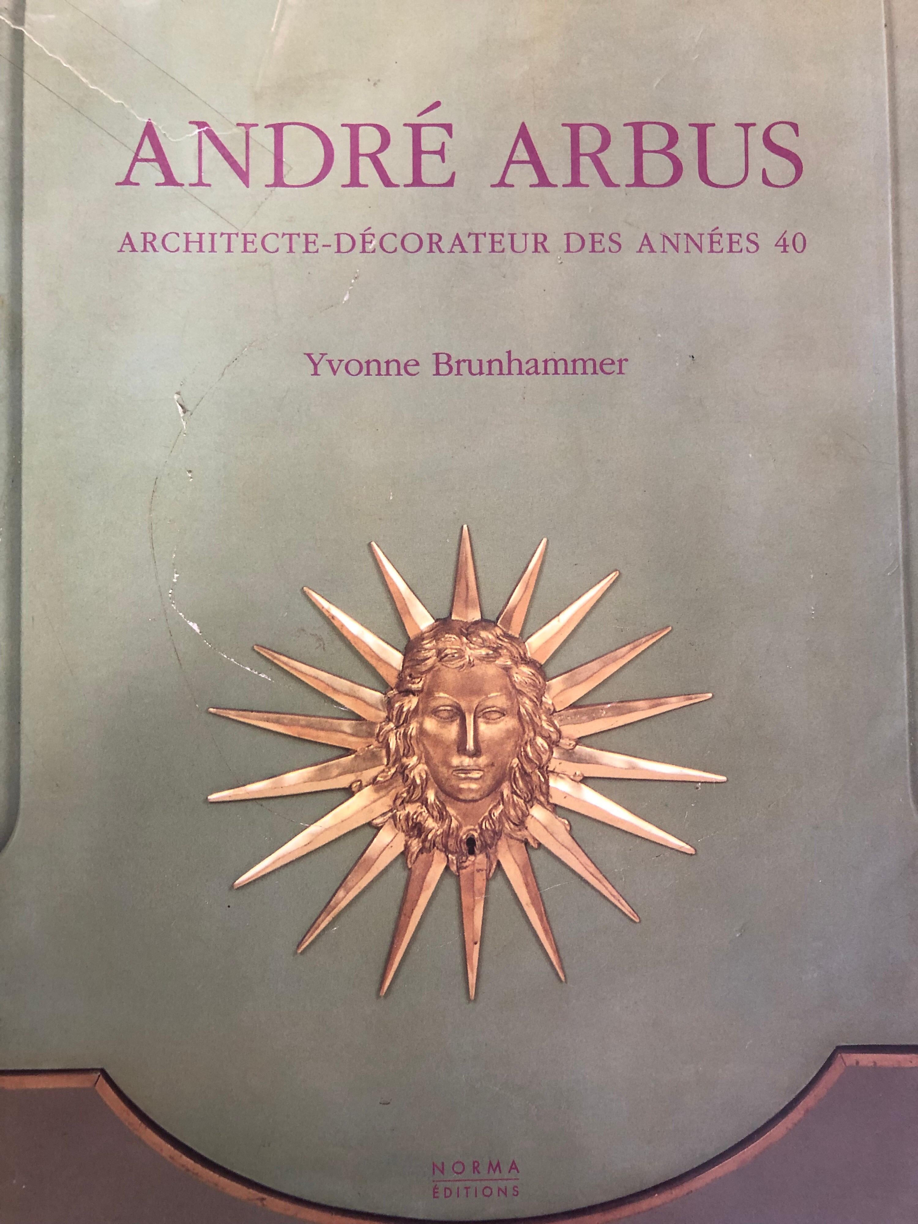 Coppia di lampade da terra neoclassiche moderne francesi in argento attribuite ad Andre Arbus, 1935 in vendita 9