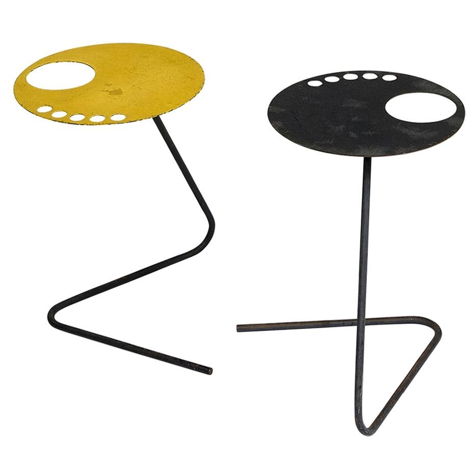 Pair of French Modern Side Tables, 1950s