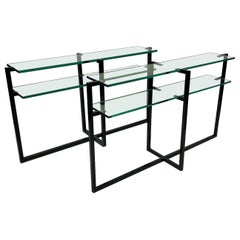 Pair of French Modernist Console Tables