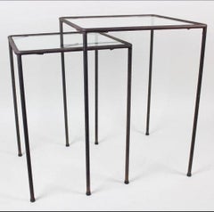 Paar Französisch Modernist Occasional Nesting Tables