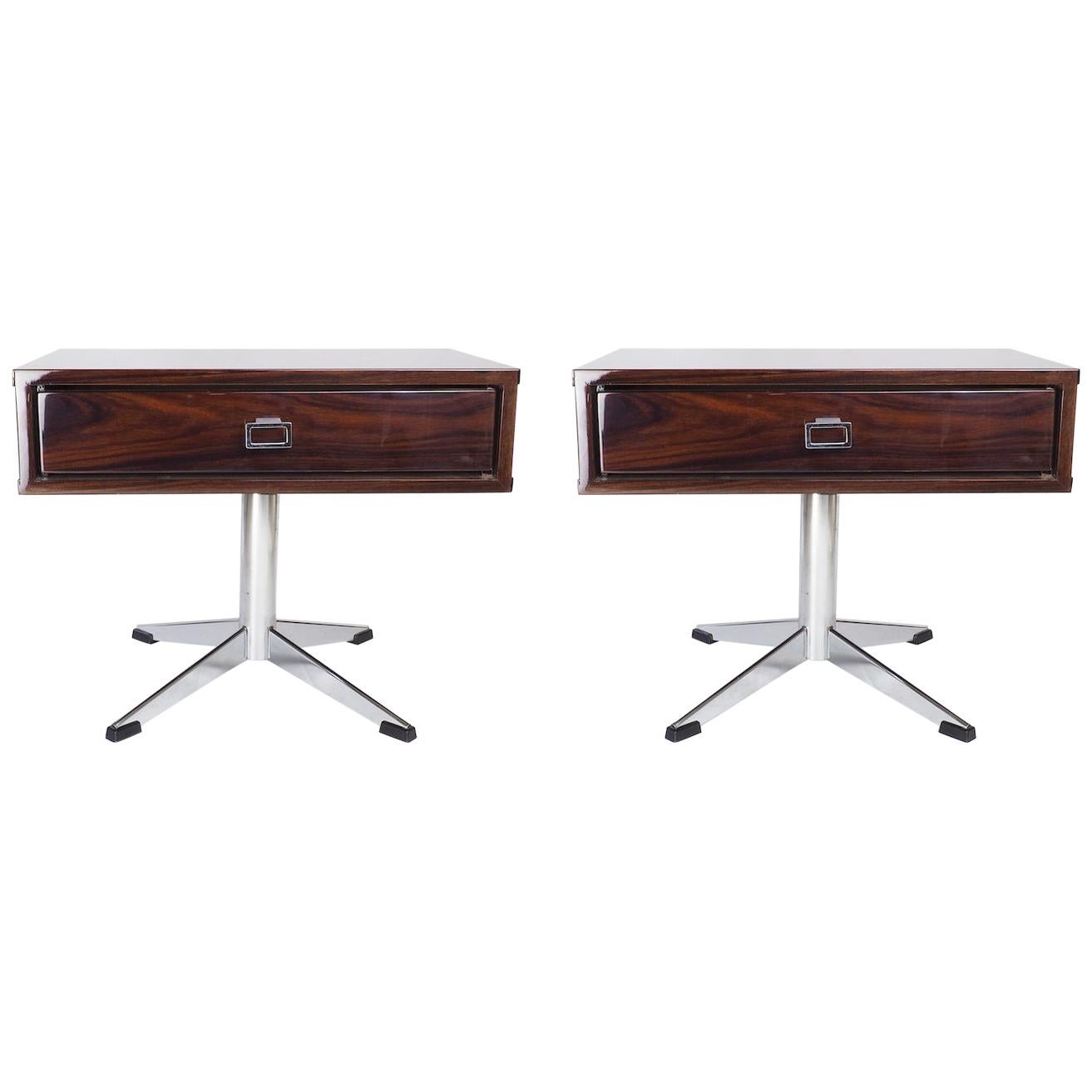 Pair of Side Tables by Gianfranco Frattini at 1stDibs