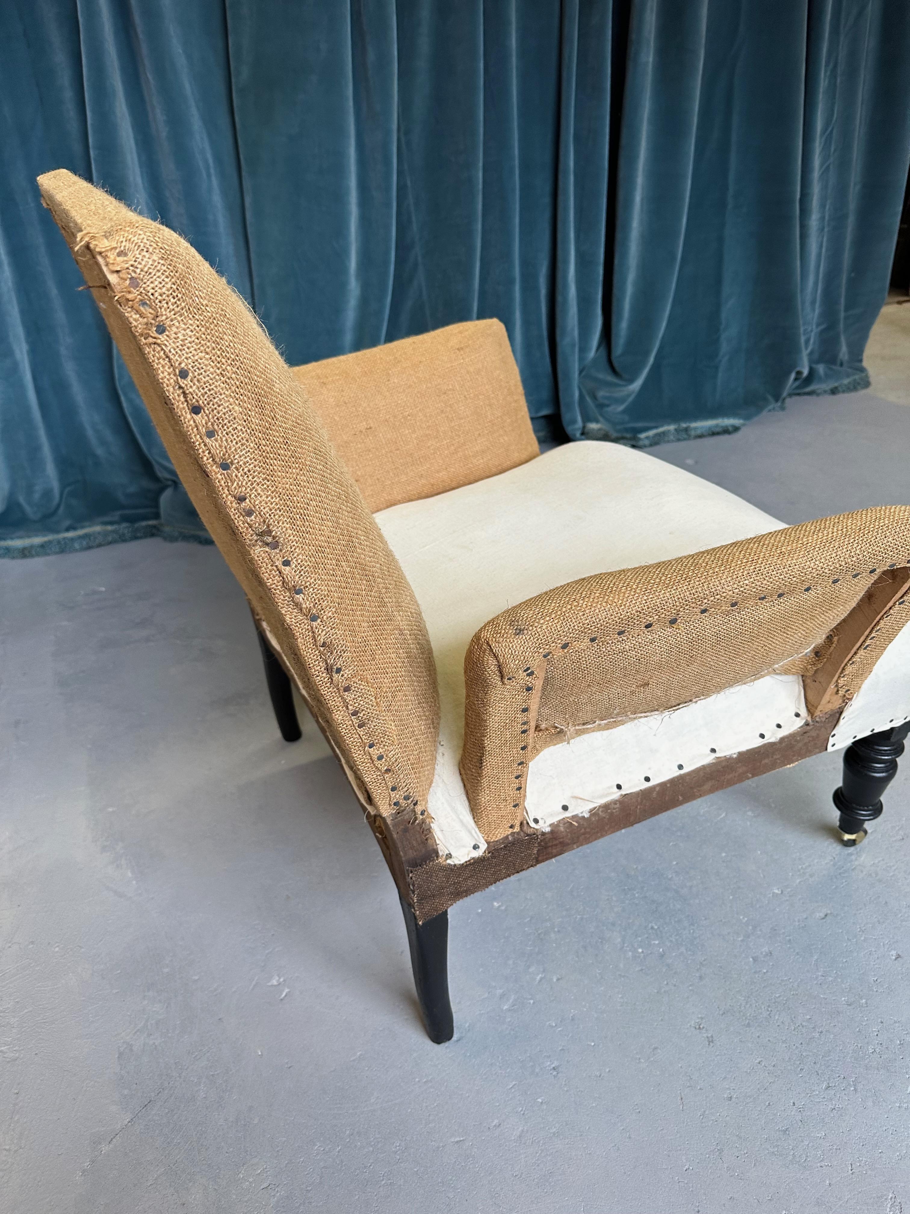Pair of French Napoleon III Armchairs  For Sale 5