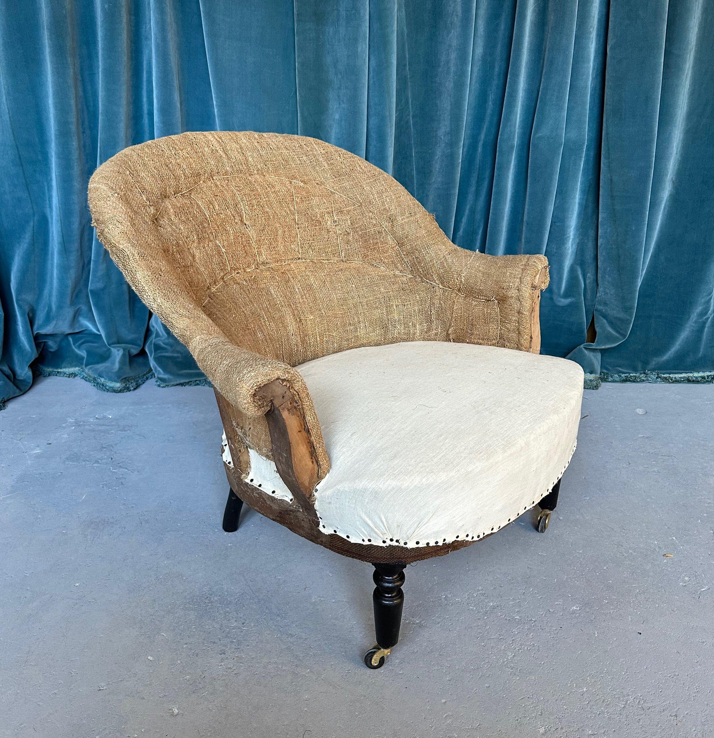Pair of French Napoleon III Armchairs For Sale 6