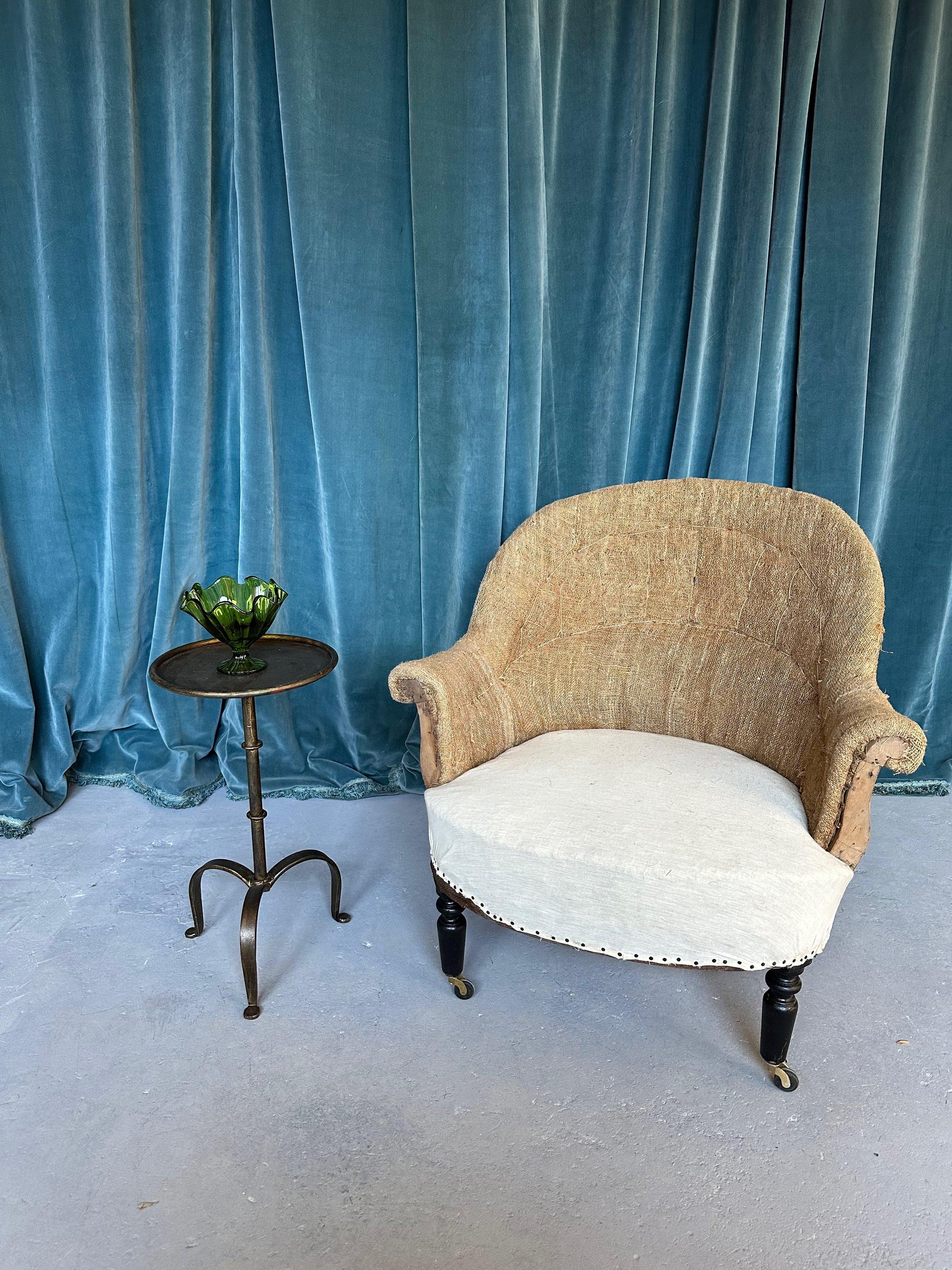 19th Century Pair of French Napoleon III Armchairs For Sale
