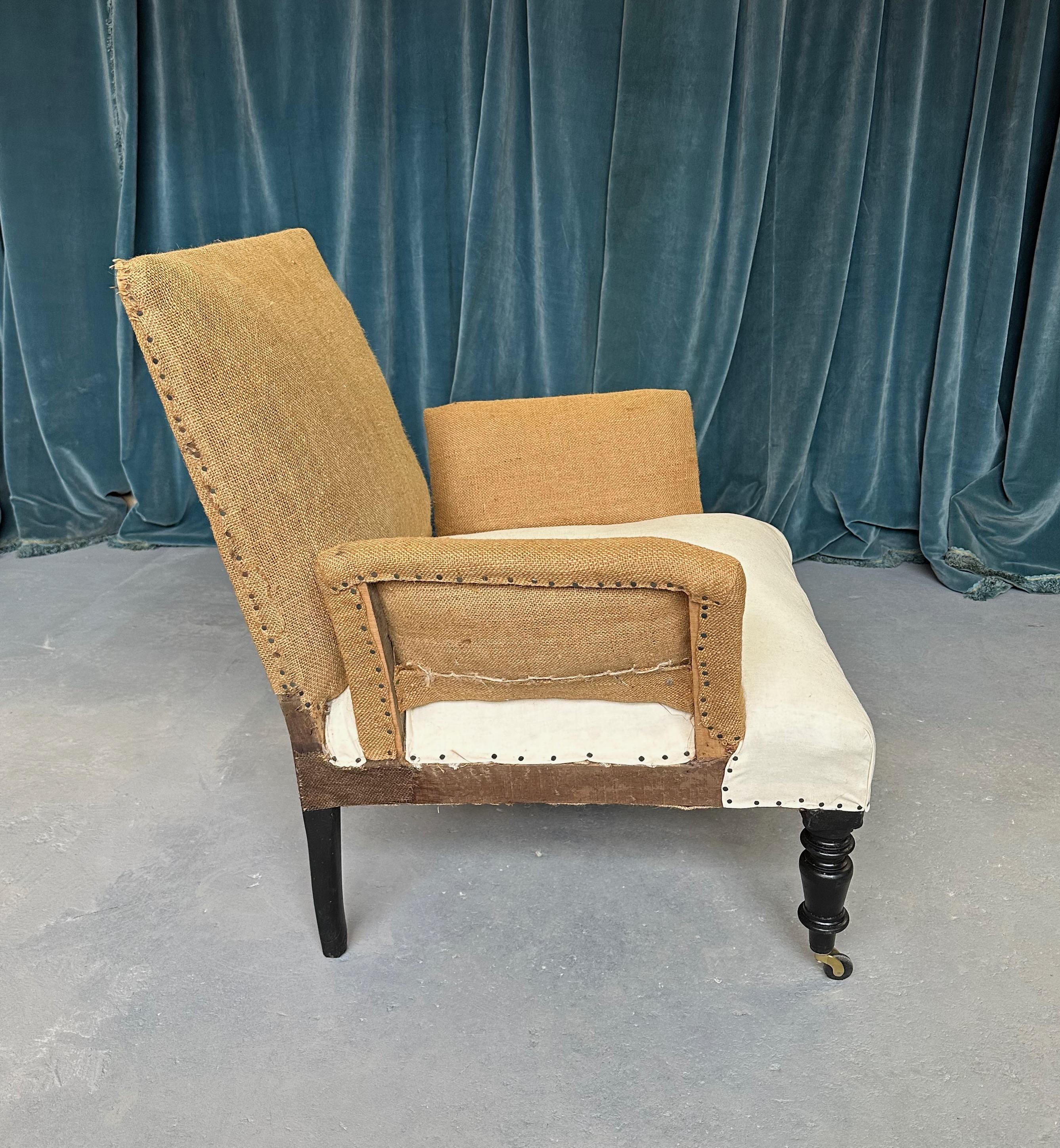 Pair of French Napoleon III Armchairs  For Sale 2