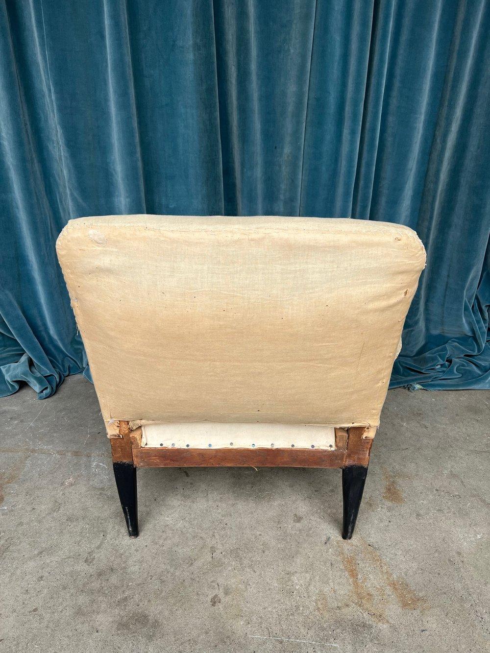 Paire de fauteuils français Napoléon III à bras fendus en vente 3