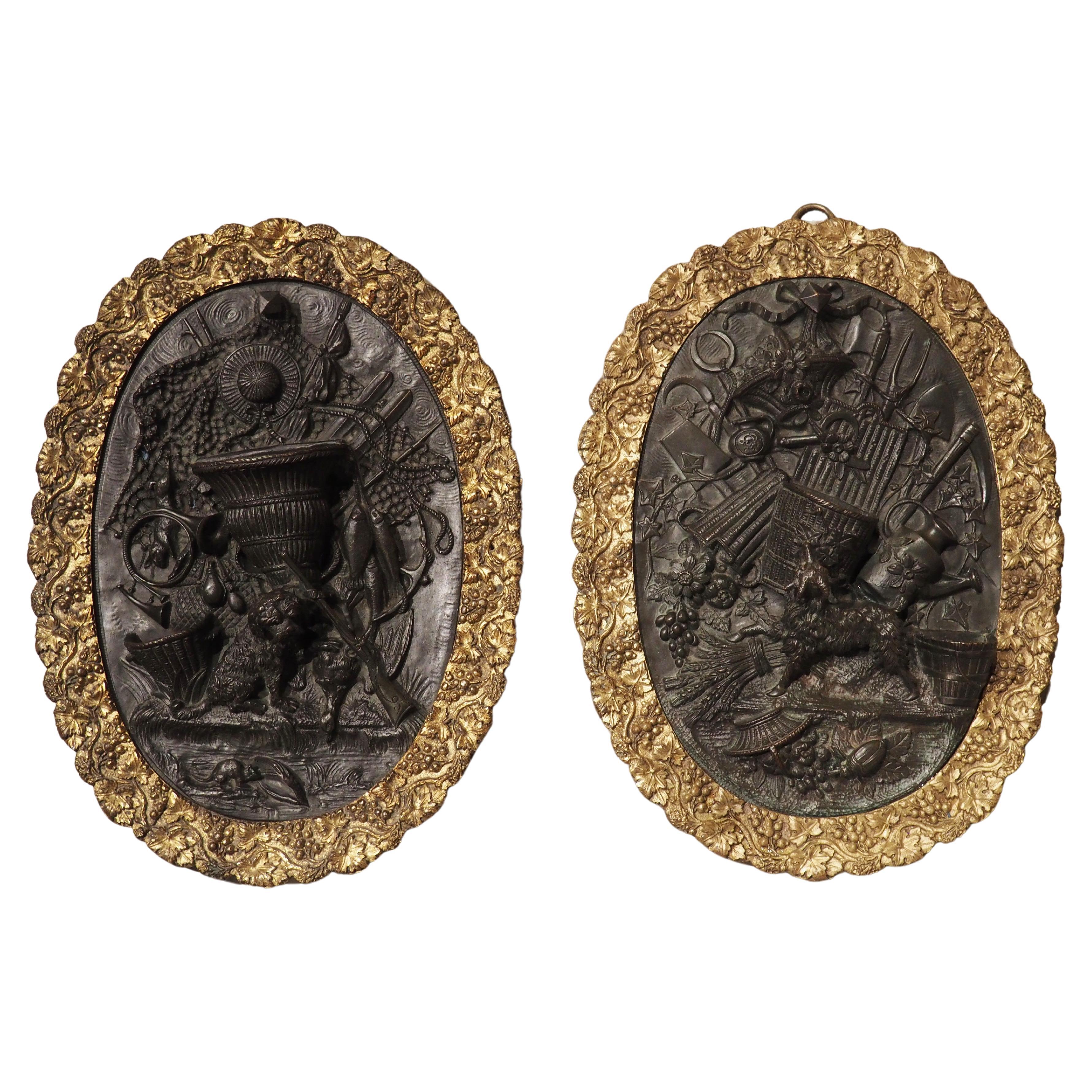 Pair of French Architectural Plaques at 1stDibs